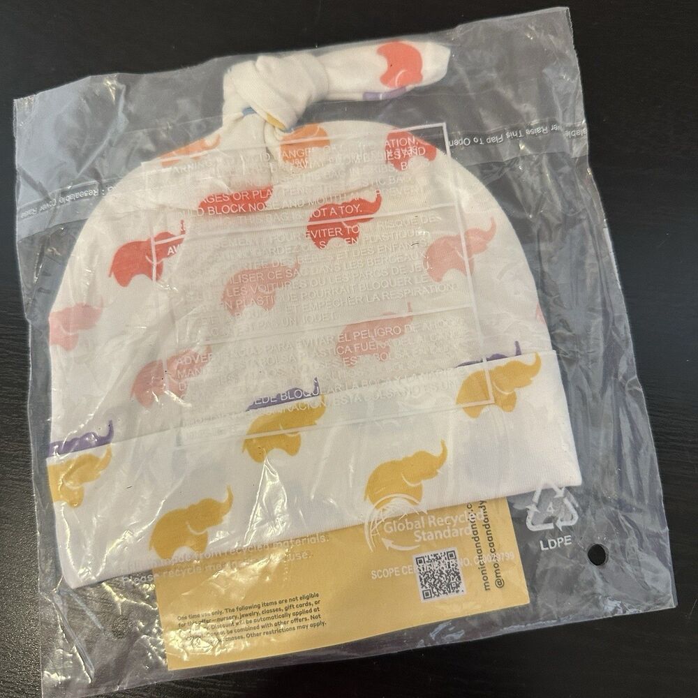 Monica & Andy‎ Rainbow Elephant Knot Baby Hat New